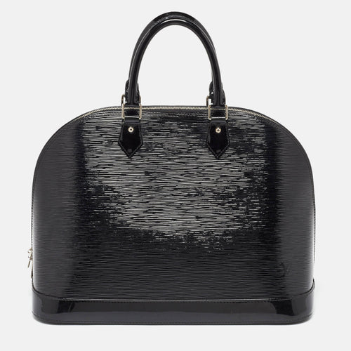 Black Electric Epi Leather Alma GM Bag