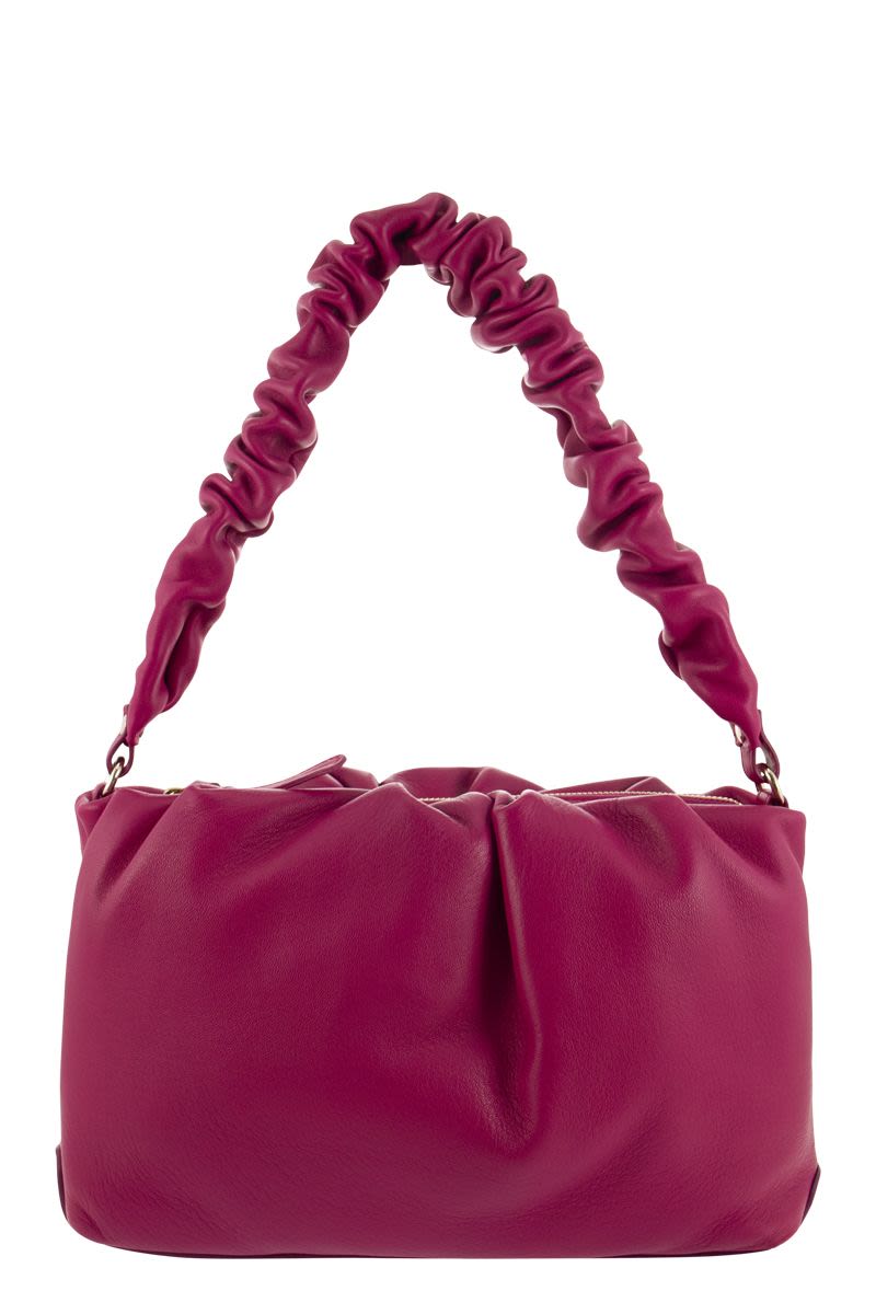 Zanellato Women's Tulipa Heritage Leather Handbag in Fuxia | 0684300710000