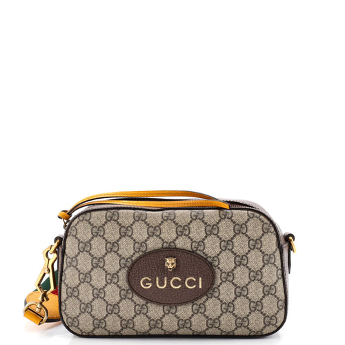 GUCCI Neo Vintage Camera Messenger Bag GG Coated Canvas