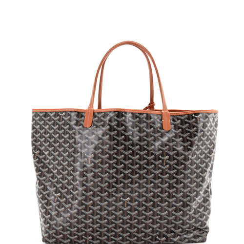 GOYARD Saint Louis Reversible Tote Coated Canvas and Printed Canvas GM