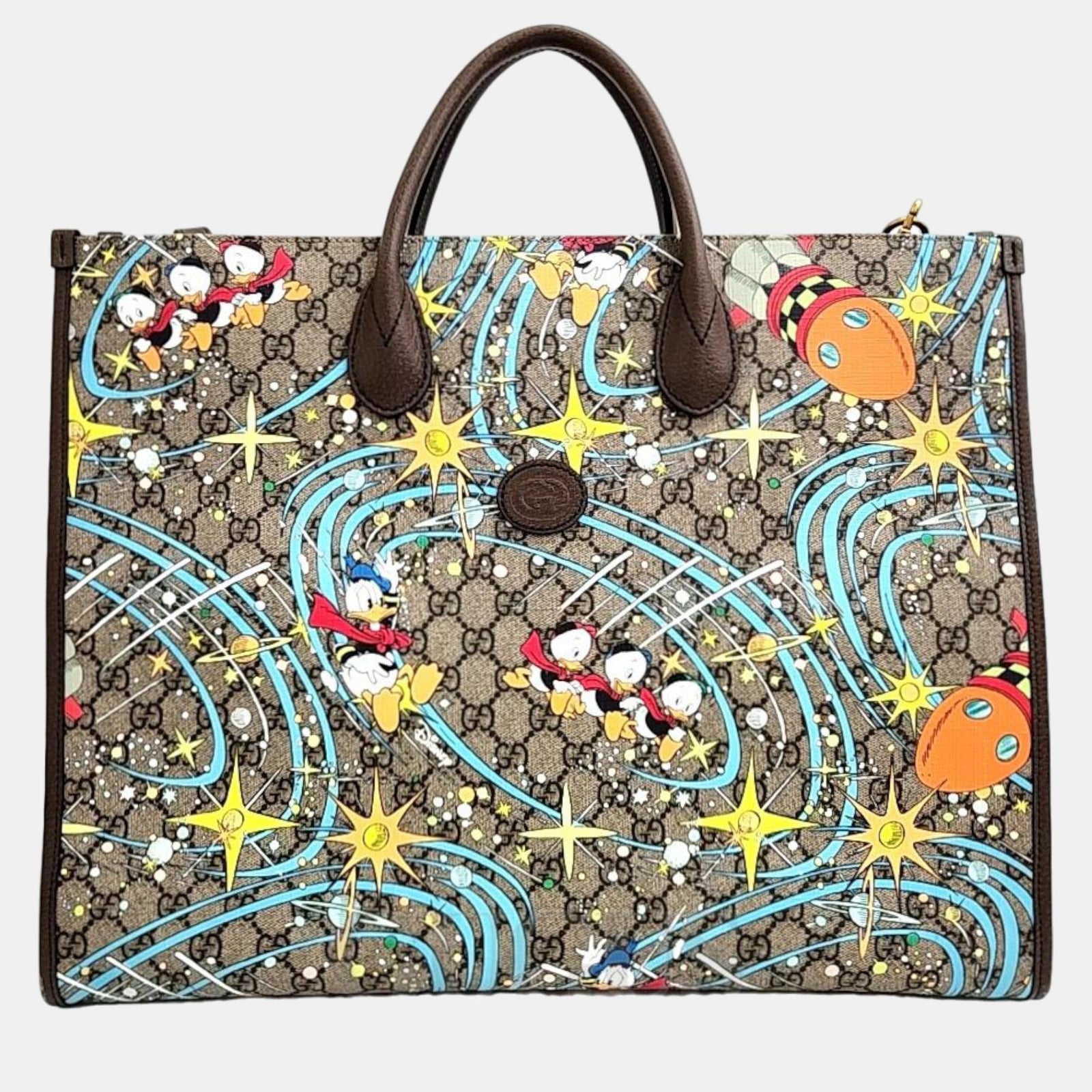 Gucci Multicolour Canvas Tote Bag