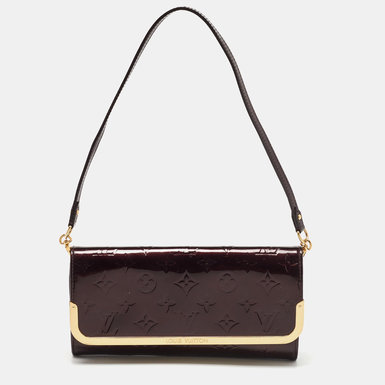 Louis Vuitton Amarante Monogram Vernis Rossmore MM Bag