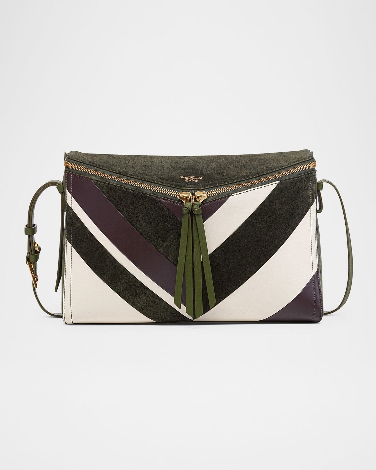MCM 3D Diamond Medium Visetos Shoulder Bag