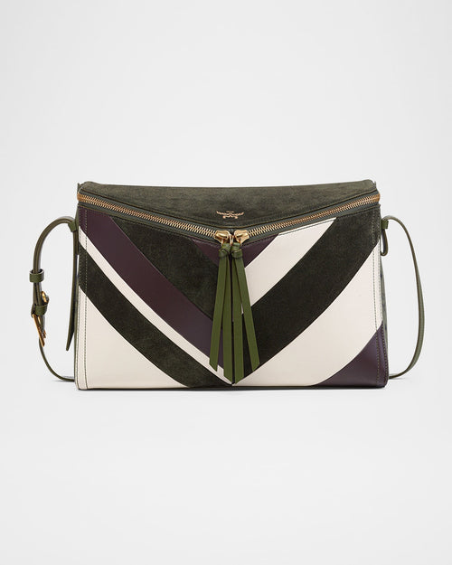 3D Diamond Medium Visetos Shoulder Bag