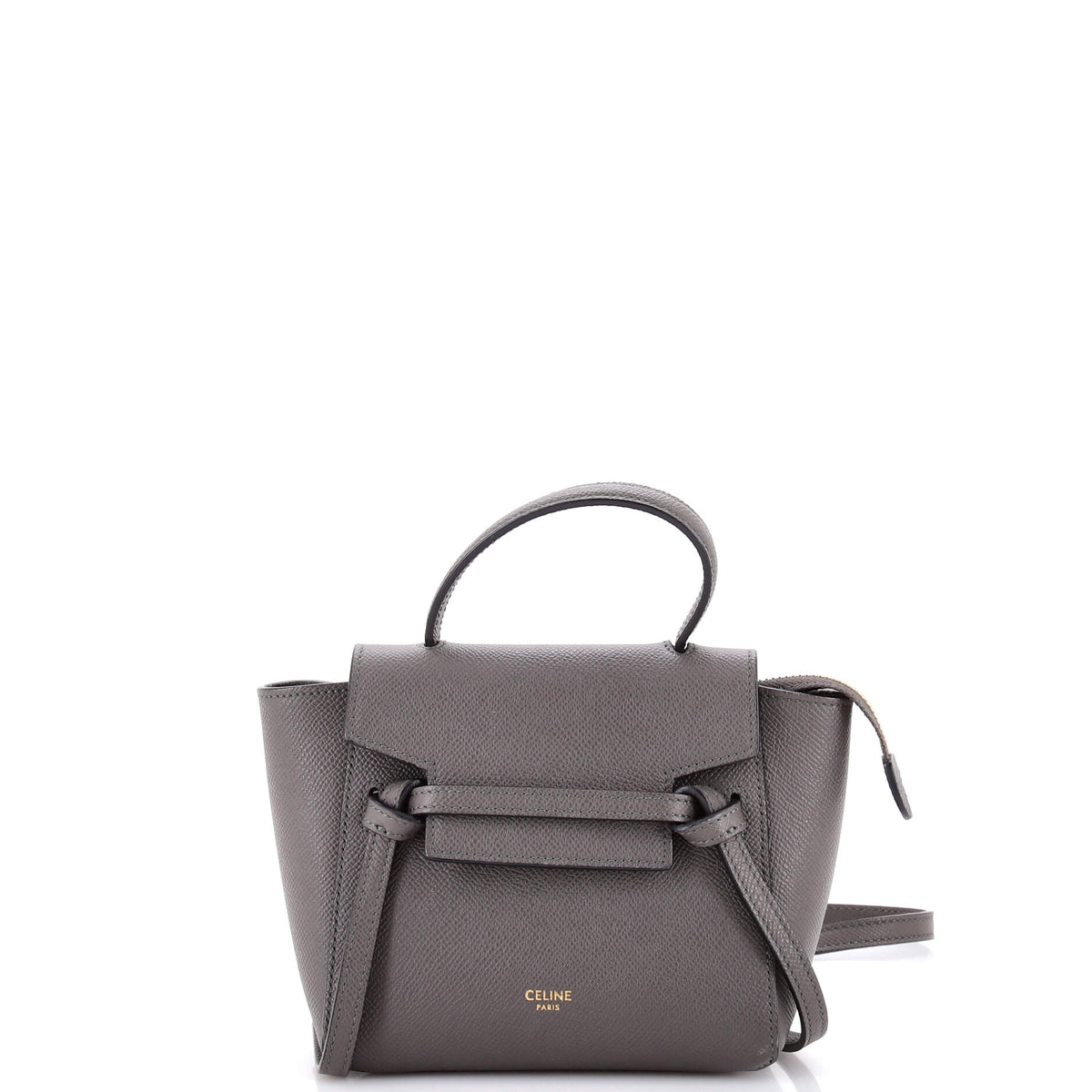 Celine CELINE Belt Bag Textured Leather Pico