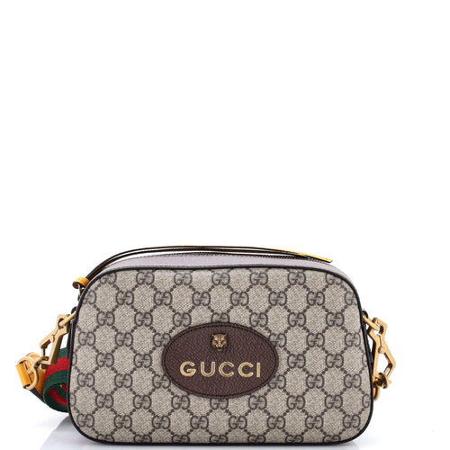 GUCCI Neo Vintage Camera Messenger Bag GG Coated Canvas