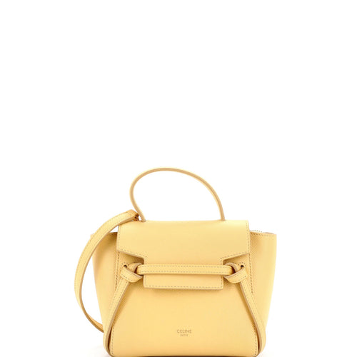 CELINE Belt Bag Textured Leather Pico