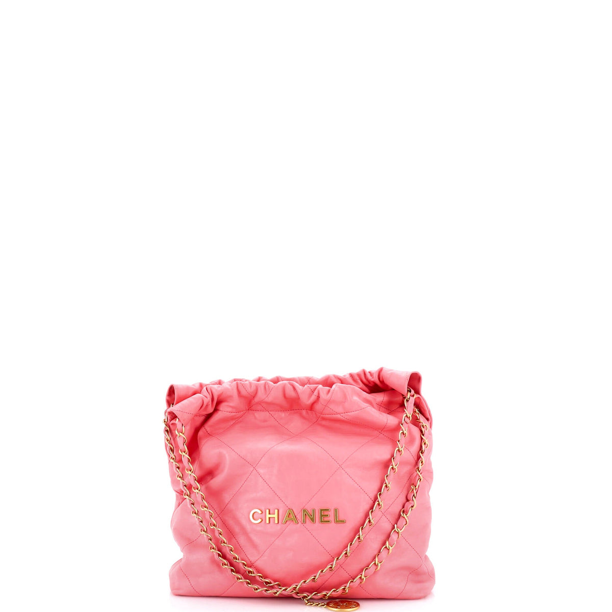 Chanel CHANEL 22 Chain Hobo Quilted Calfskin Small