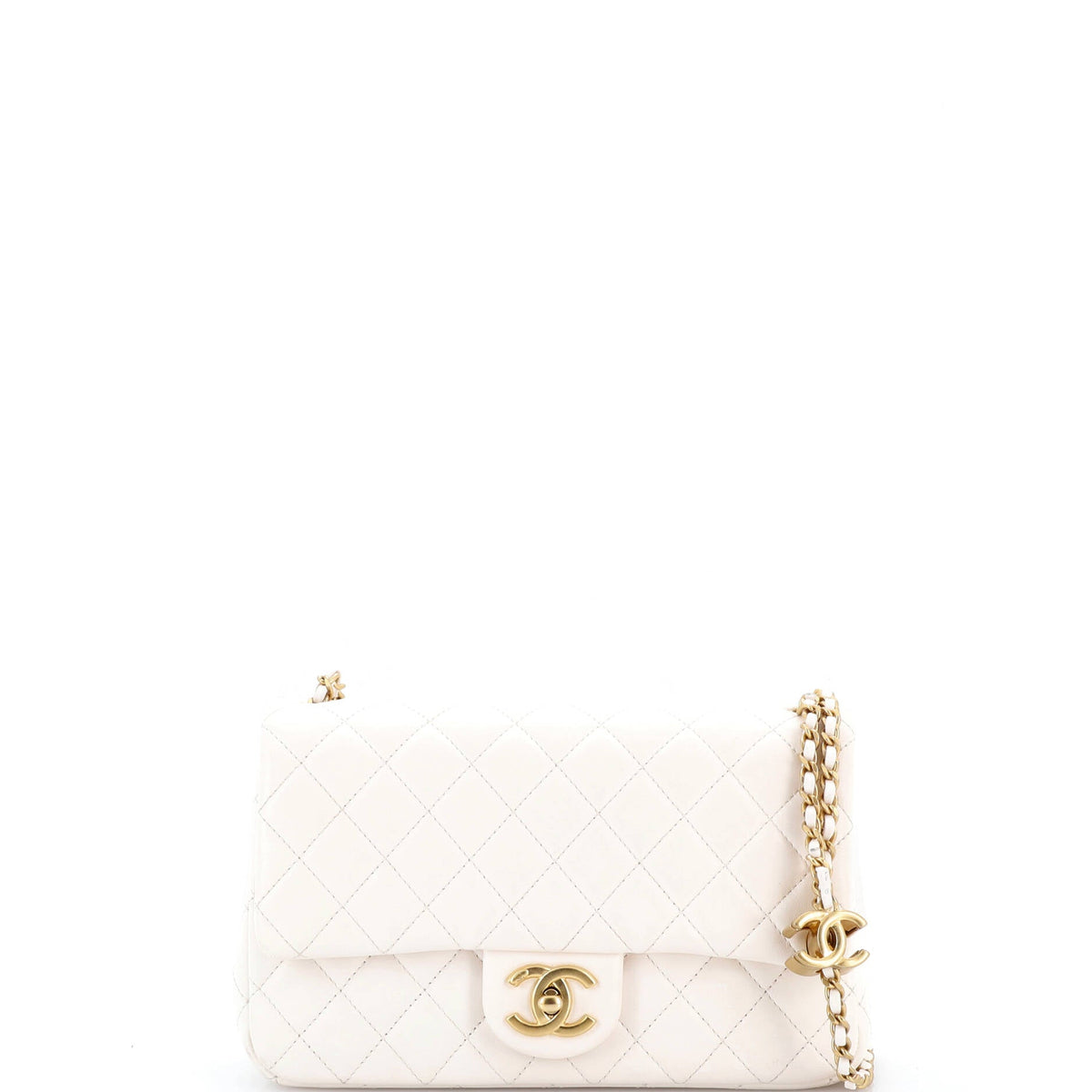 Chanel CHANEL CC Crush Flap Bag Quilted Lambskin Small