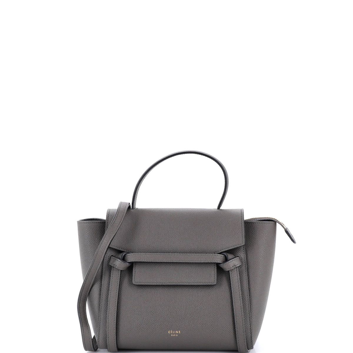 Celine CELINE Belt Bag Textured Leather Nano