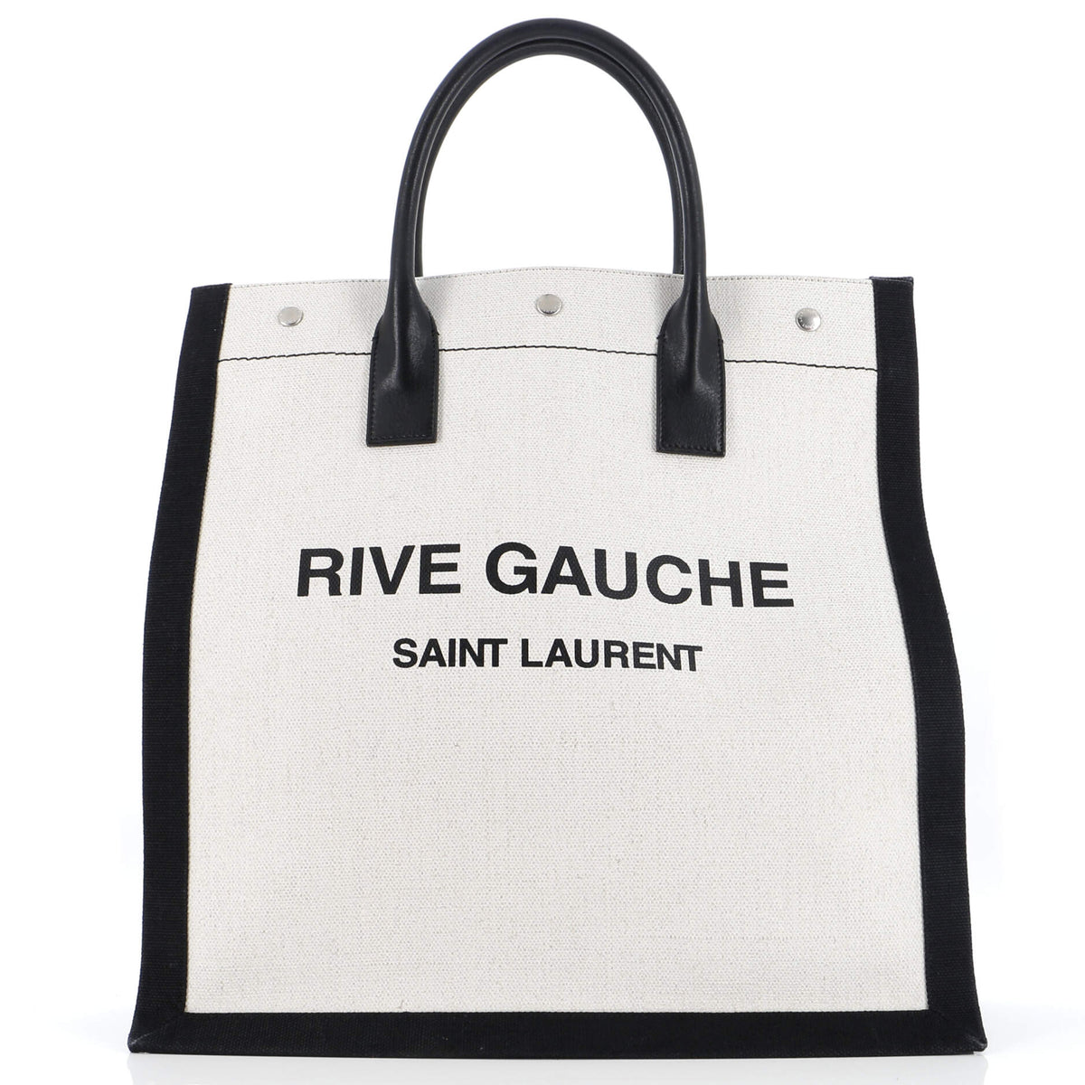 Saint Laurent Rive Gauche Shopper Tote Canvas Tall