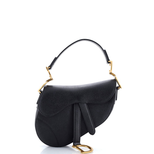 Saddle Handbag Leather Mini