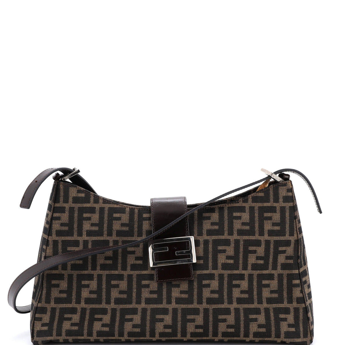 Fendi FENDI Vintage Shoulder Bag Zucca Canvas Medium