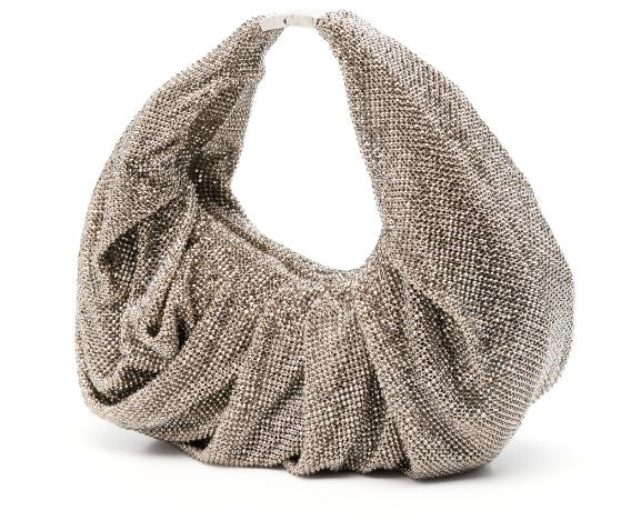 Benedetta Bruzziches Women's Light Brown Embellished Crystal Bag in Lightbrown | Size UNI | YENNEFER Color FW24099062