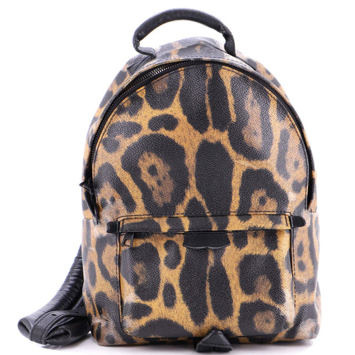 Palm Springs Backpack Wild Animal Print Canvas PM