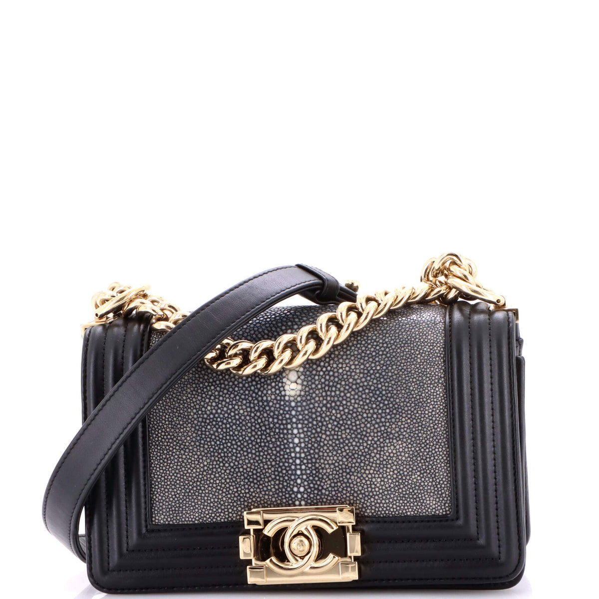 Chanel CHANEL Boy Flap Bag Stingray Small