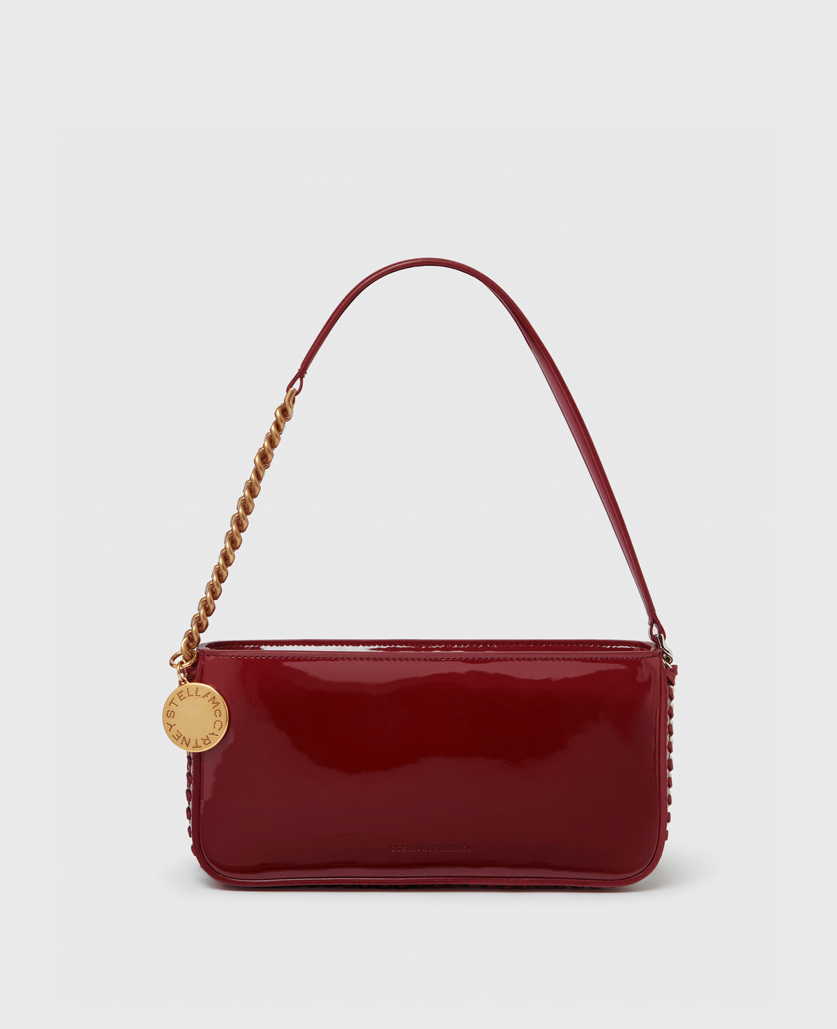 Stella McCartney Falabella Pochette Shoulder Bag, Woman, Burgundy