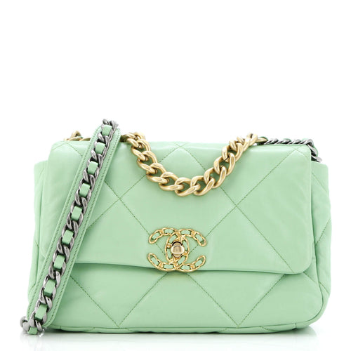 CHANEL 19 Flap Bag Quilted Leather Medium