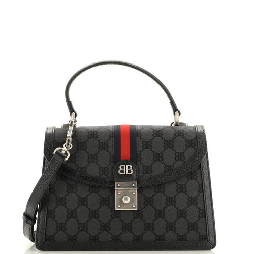 x Gucci The Hacker Project Top Handle Bag Kleine BB Canvas