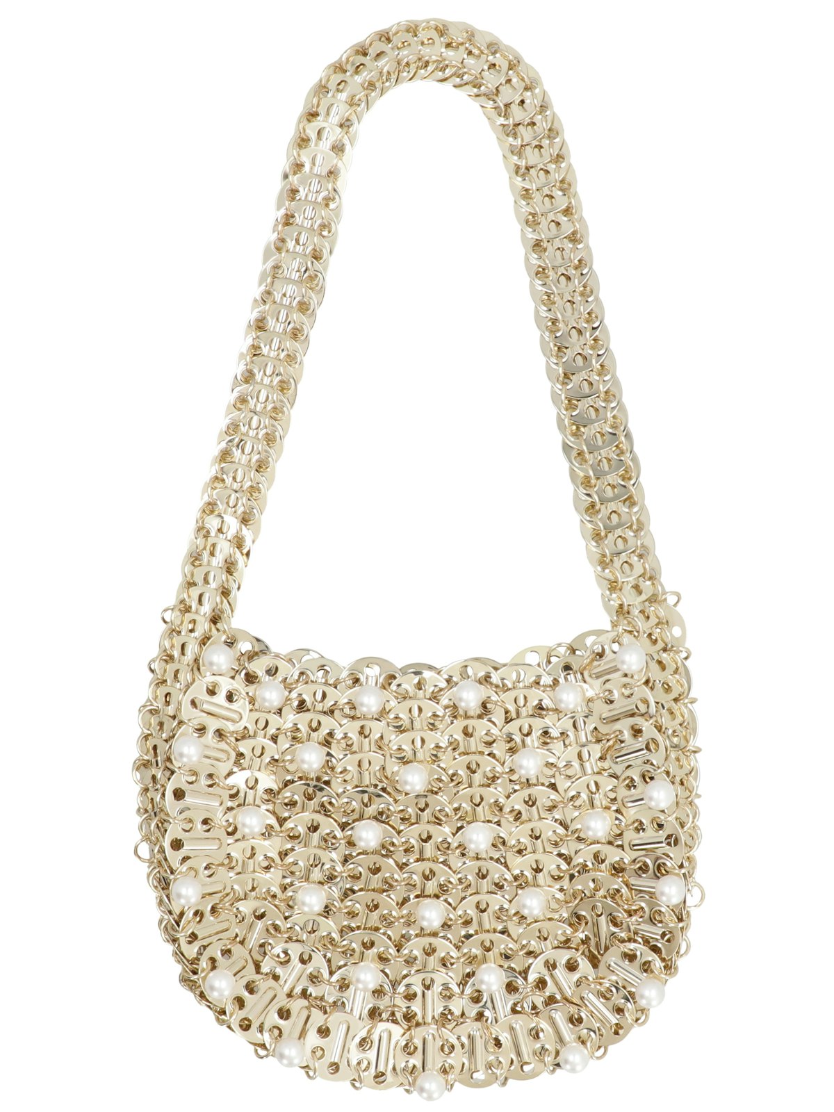 Rabanne Women's 1969 Mini Moon Handbag in Gold | 23ASS0337WET475 Color M791