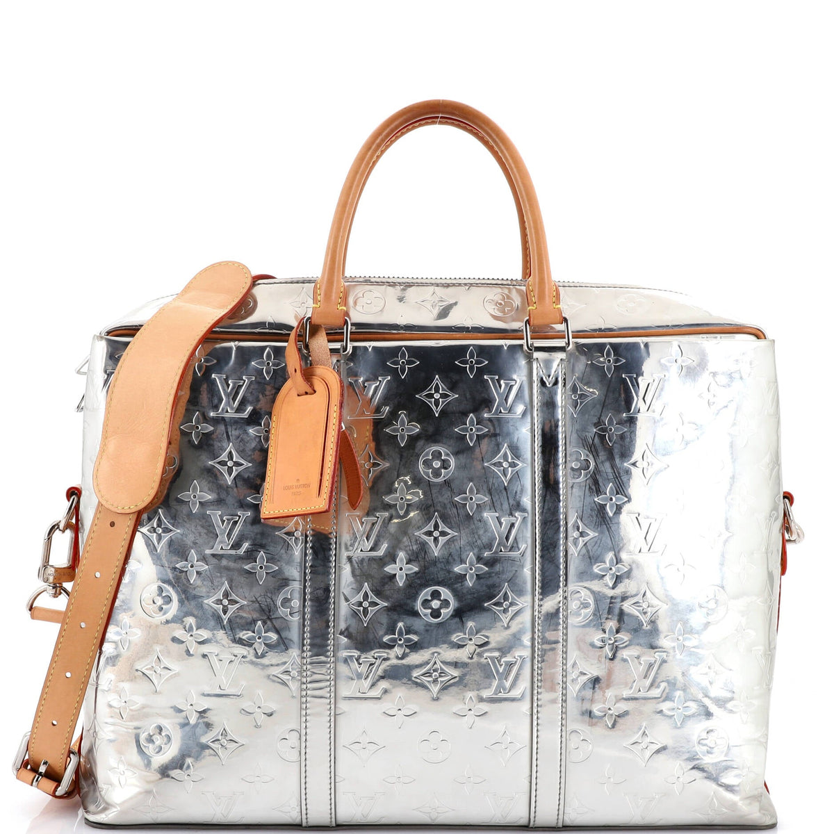 Louis Vuitton Neo Porte Documents Voyage Monogram Mirror Coated Canvas