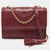 Burgundy Leather Small Fleming Crossbody Bag