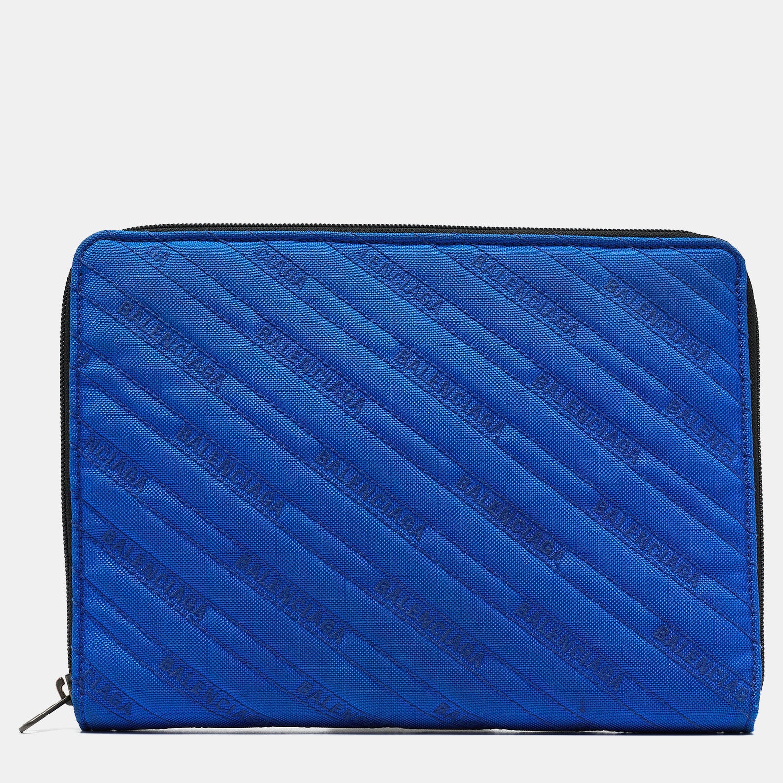 Balenciaga Blue/Black Logo Nylon iPad Case