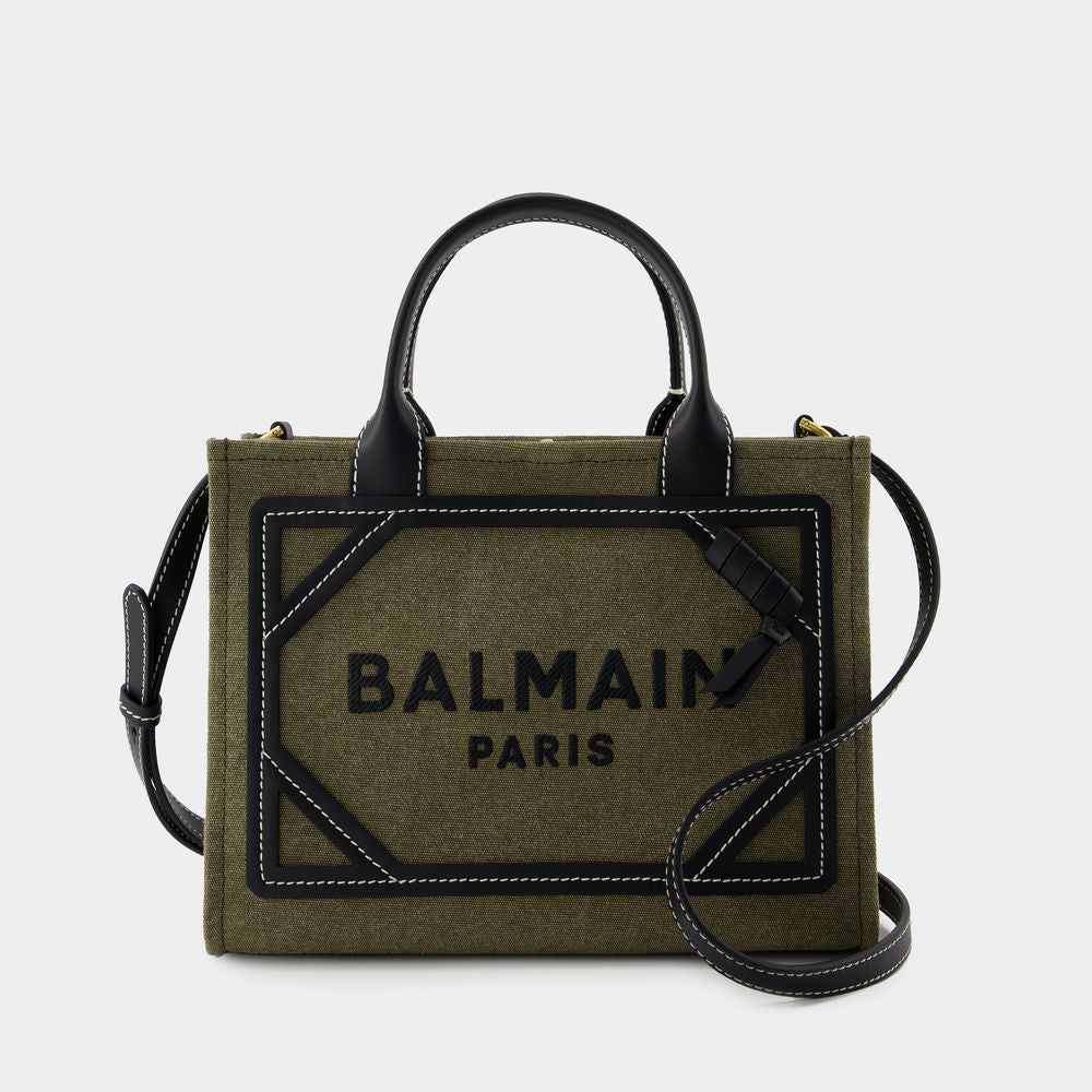 Balmain Women's B Army Tote Bag in Khaki | DN1FE809TDVY Color UBK