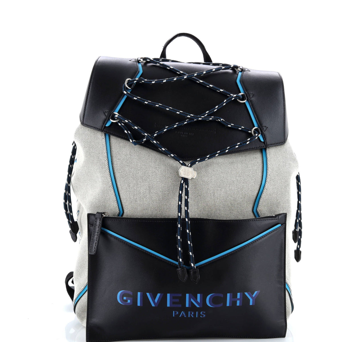 Givenchy GIVENCHY Bond Backpack Canvas with Leather Large