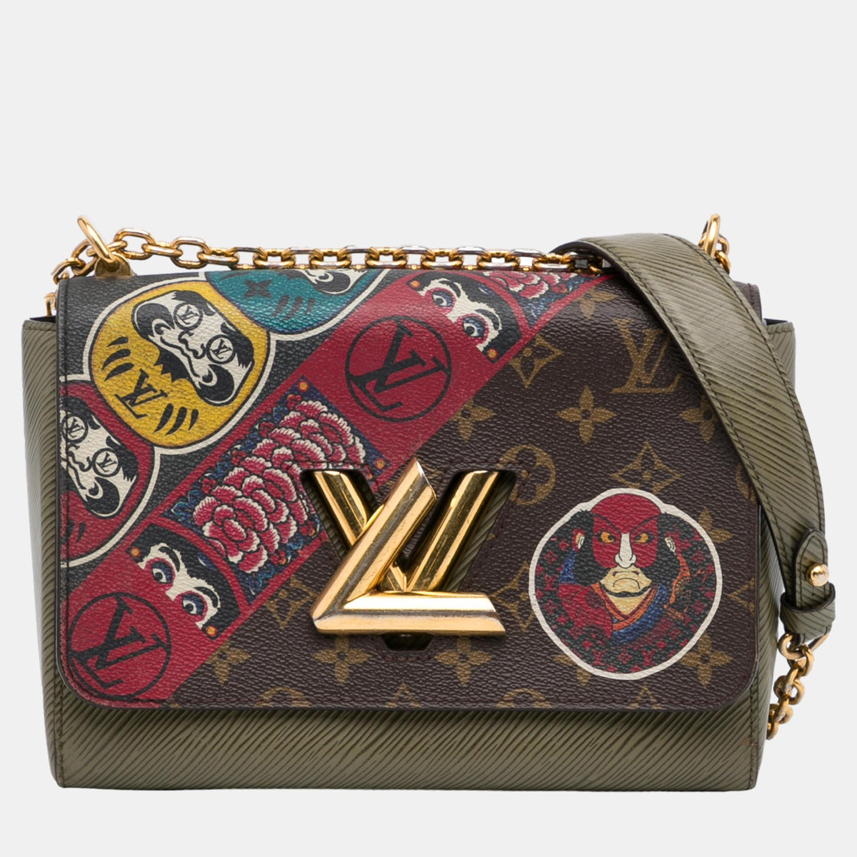 Louis Vuitton Green Kabuki Twist MM