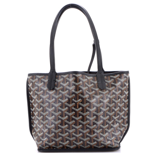 GOYARD Anjou Reversible Tote Coated Canvas Mini