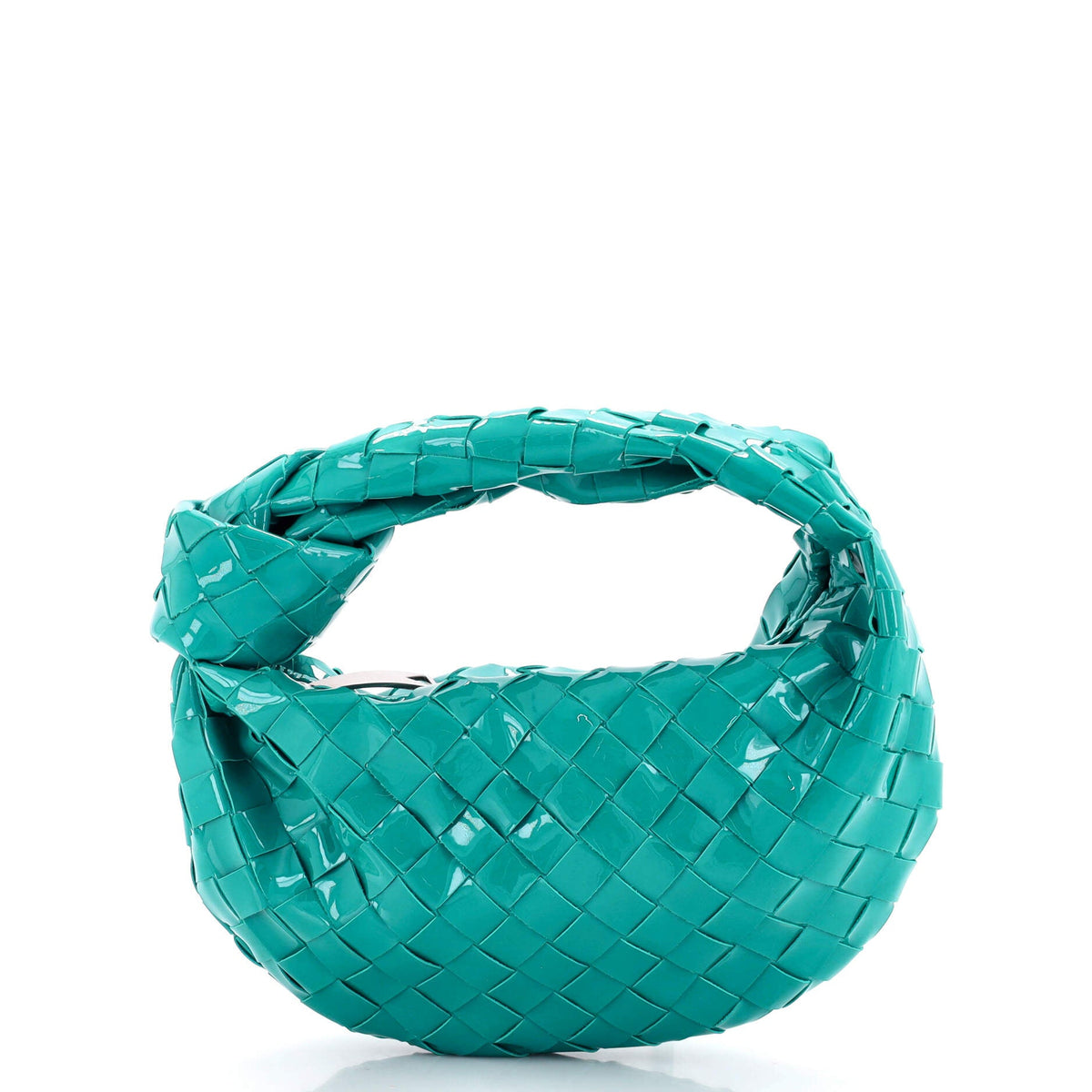 Bottega Veneta BV Jodie Hobo Intrecciato Patent Mini