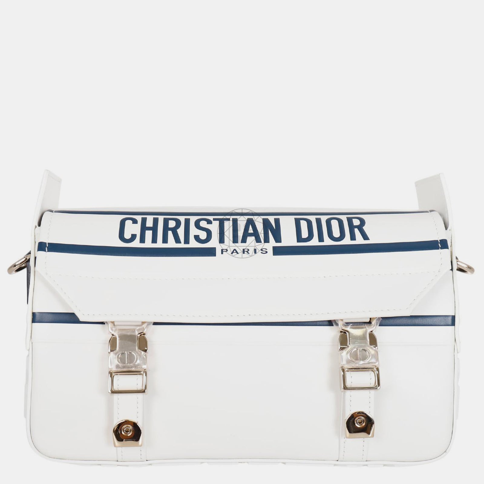 Dior Petit sac messager DiorCamp blanc/bleu Christian