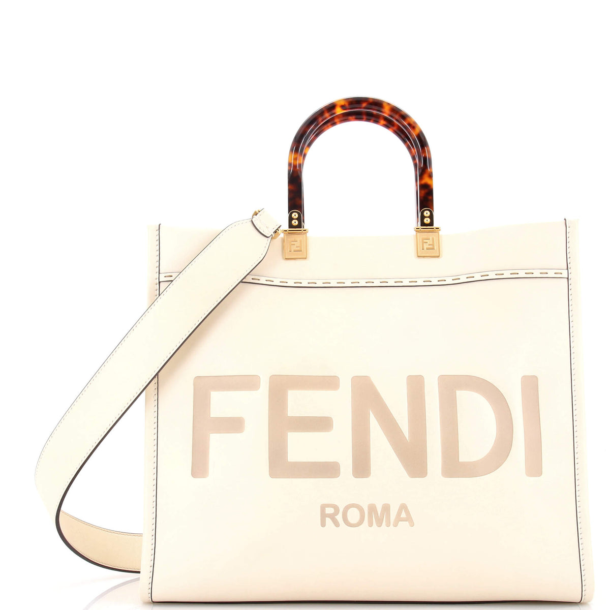 Fendi FENDI Sunshine Shopper Tote Leather Medium