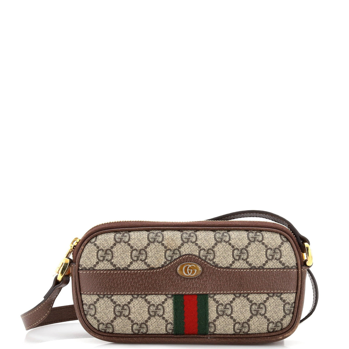 Gucci GUCCI Ophidia Crossbody Bag GG Coated Canvas Mini