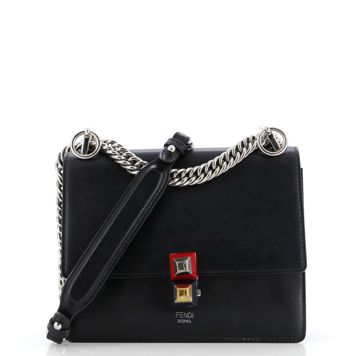 Fendi FENDI Kan I Bag Leather Small