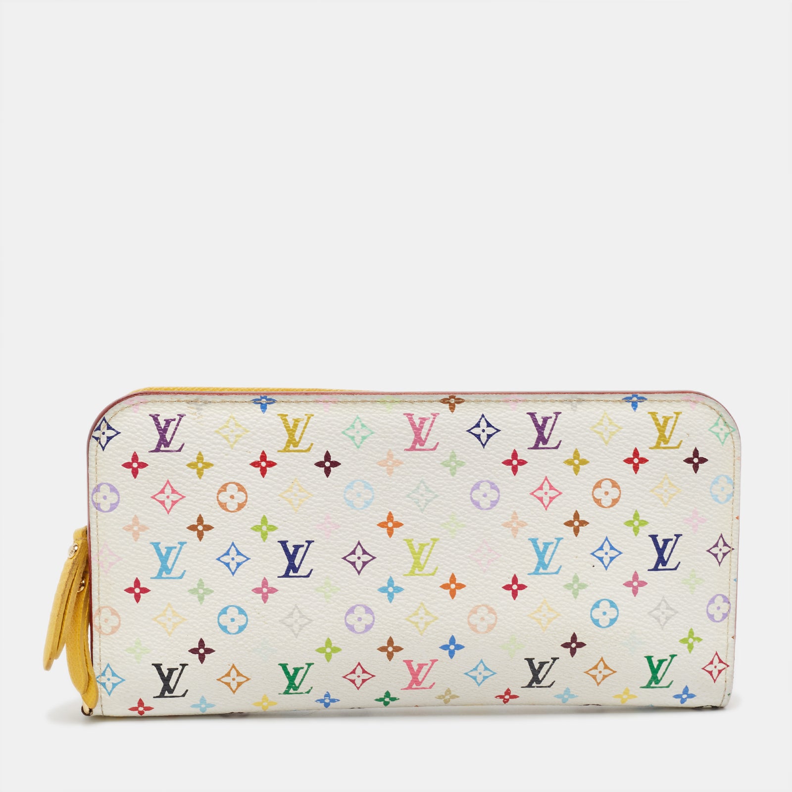 Louis Vuitton Insolite-Geldbörse aus Canvas mit Monogramm in Weiß/Mehrfarbig