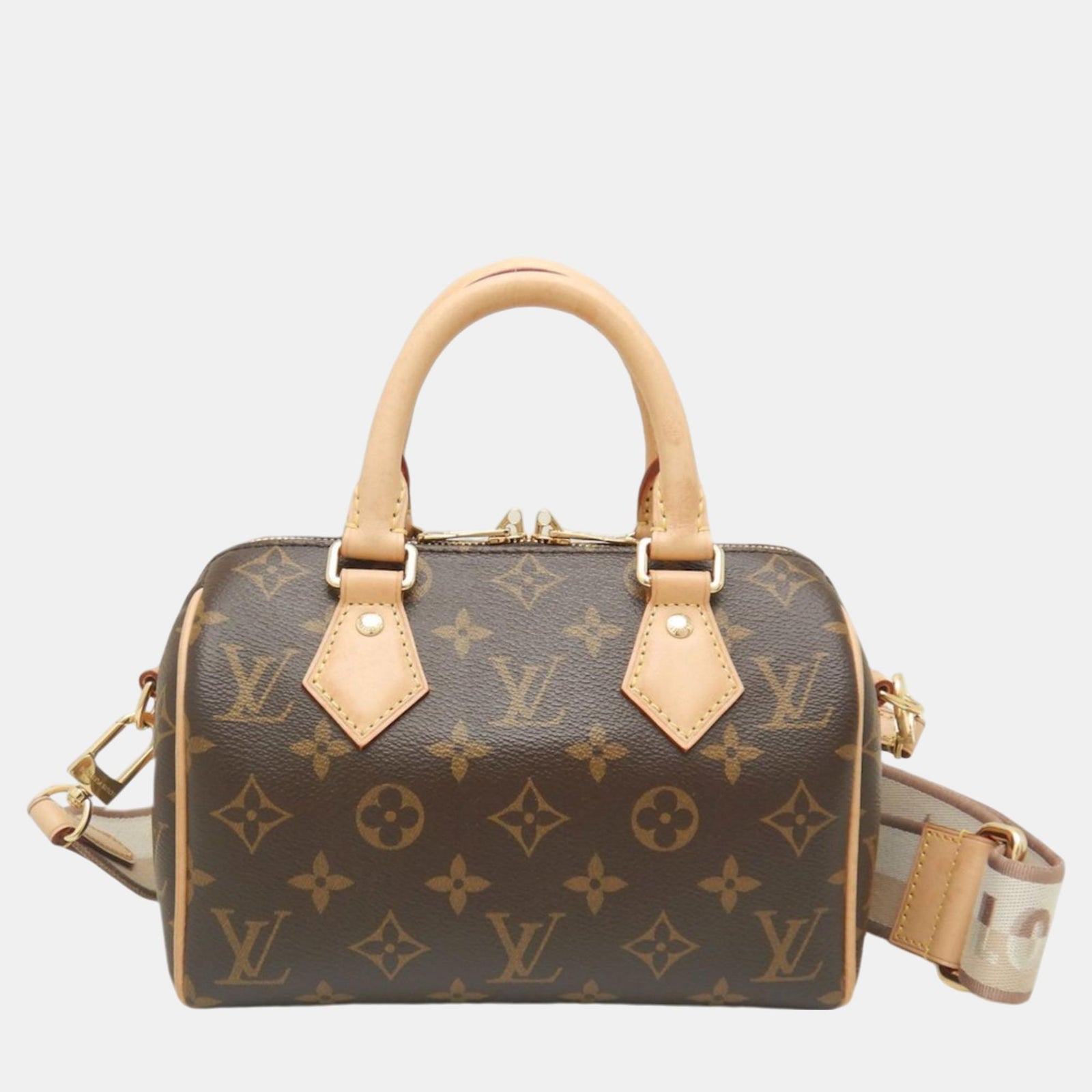 Louis Vuitton Sac à main Speedy Bandouliere 20 marron avec monogramme