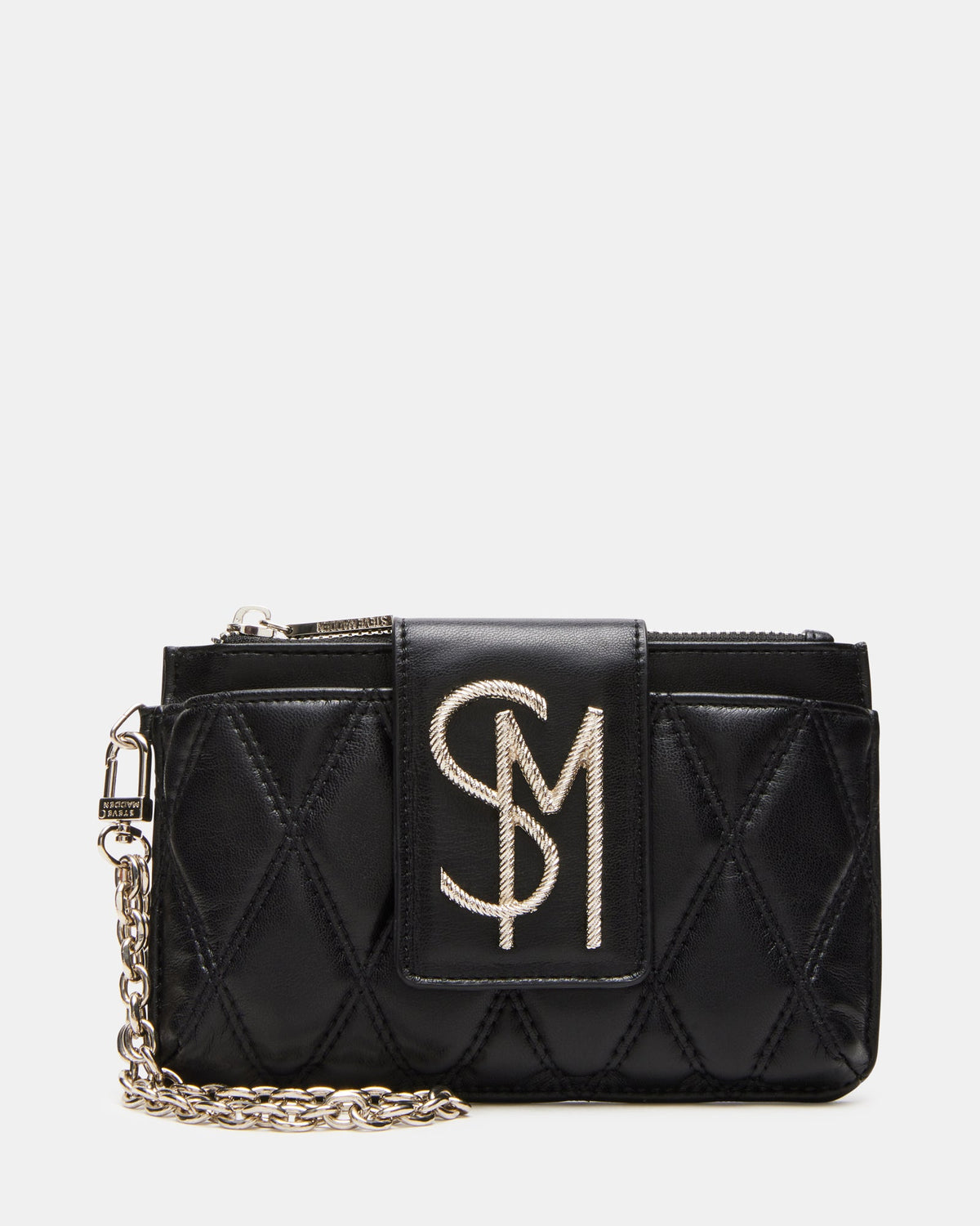 Stevemadden CHEV2 WALLET BLACK