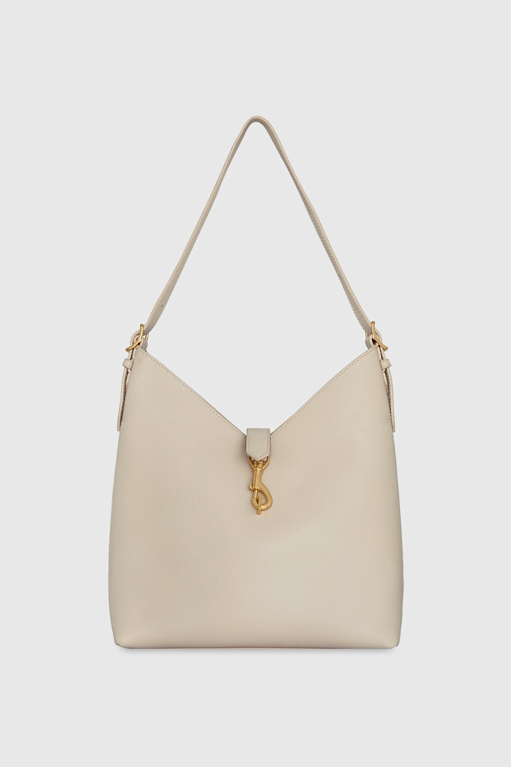Rebecca Minkoff Megan Mini Hobo Bag In Stone