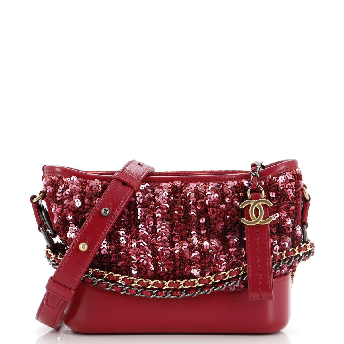 Chanel CHANEL Gabrielle Hobo Sequins Small