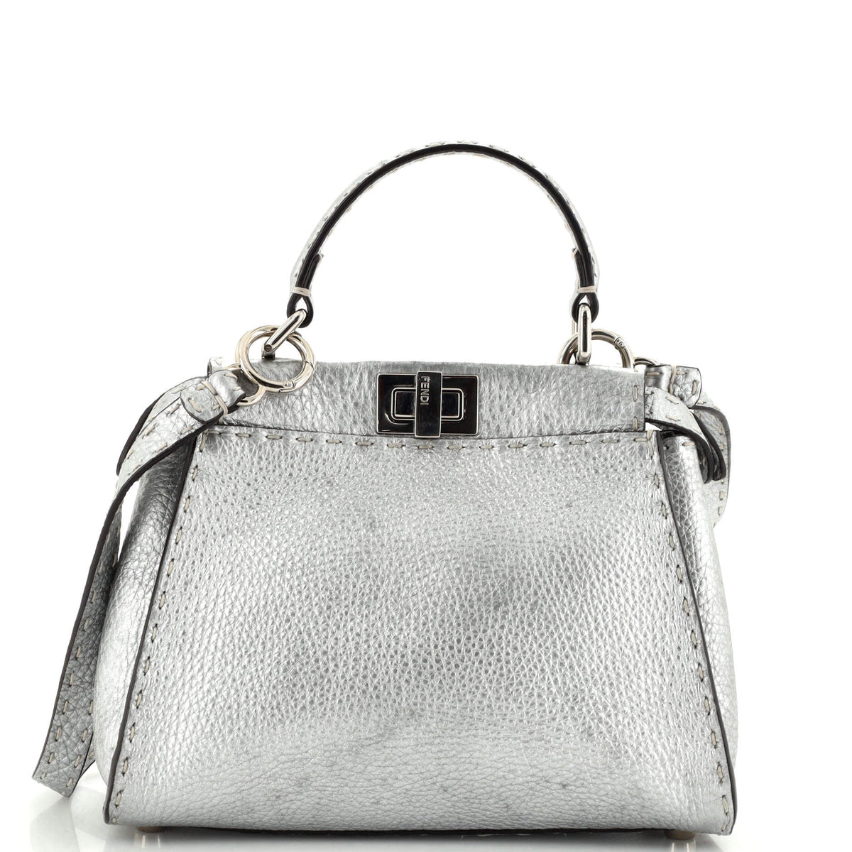 Fendi FENDI Selleria Peekaboo Bag Leather Mini