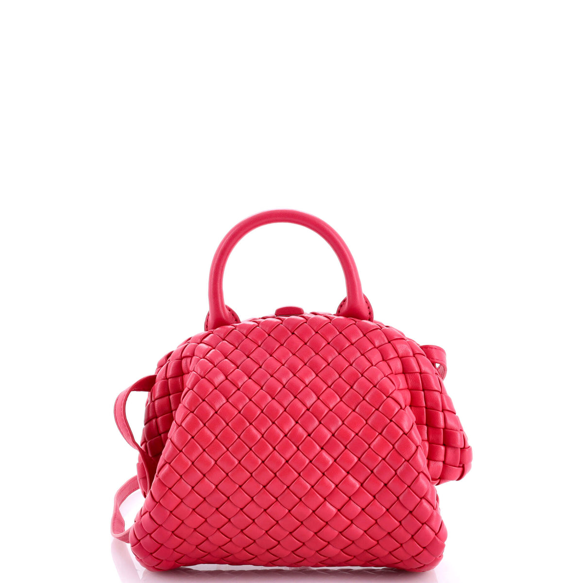 Bottega Veneta Padded Handle Tote Intrecciato Nappa Mini
