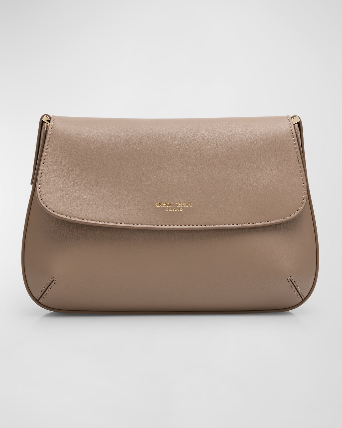 Giorgio Armani La Prima Small Leather Shoulder Bag