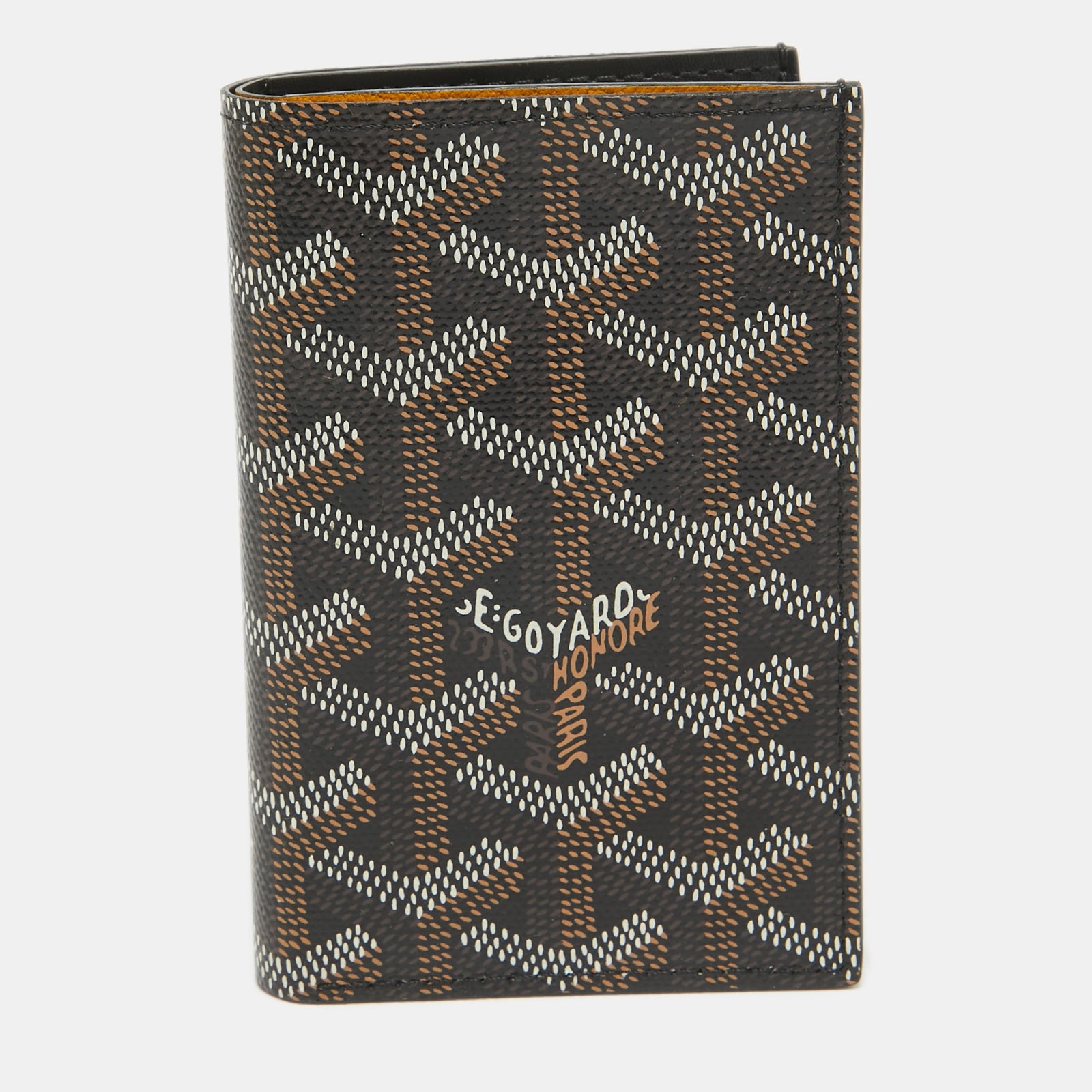 Goyard Porte-cartes Saint Pierre en toile enduite Goyardine noire