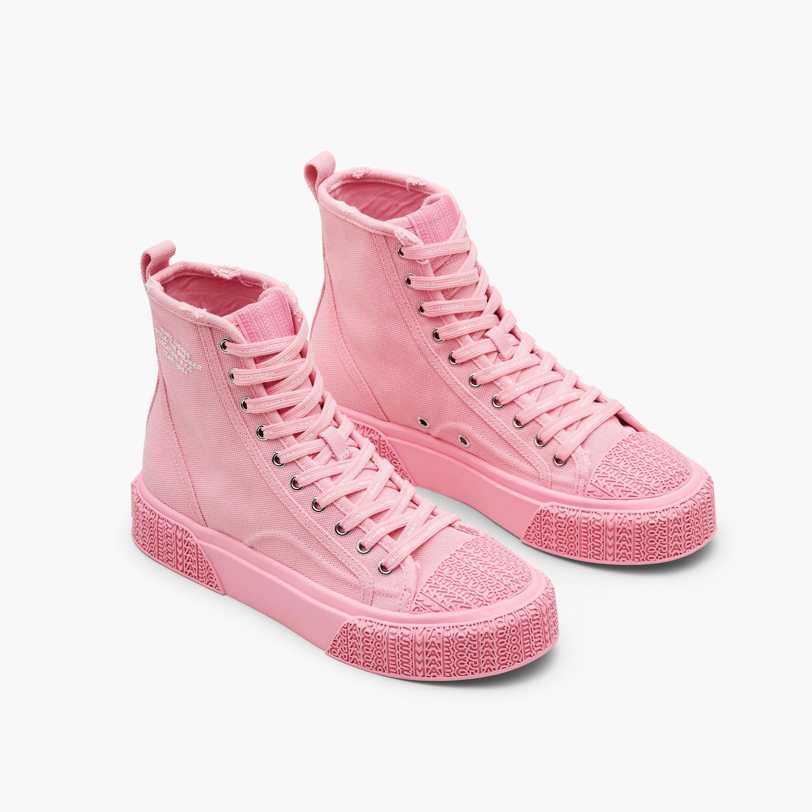 Marc Jacobs The High Top Sneaker in Ribbon Pink, Size 41