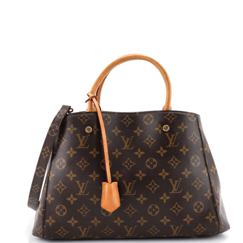 Montaigne Handbag Monogram Canvas MM