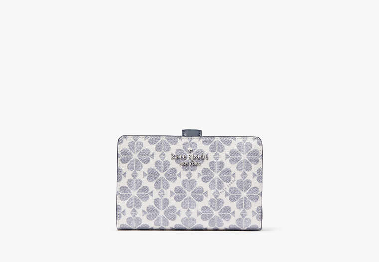 Kate Spade New York Signature Spade Flower Medium Compact Bifold Wallet