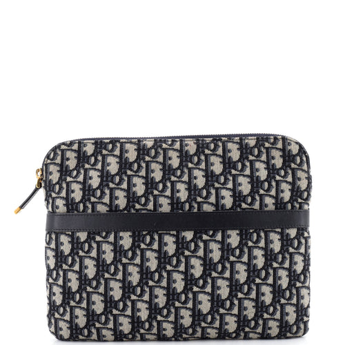 Travel Kit Zip Pouch Oblique Canvas