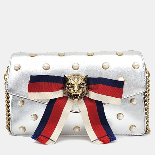 Silver Broadway Chain Bag